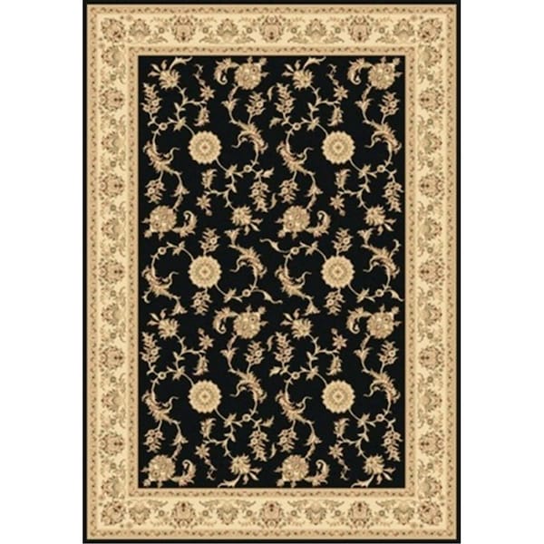 Dynamic Rugs Legacy 5.3 x 7.7 58017-090 Rug - Black LE6958017090 - main